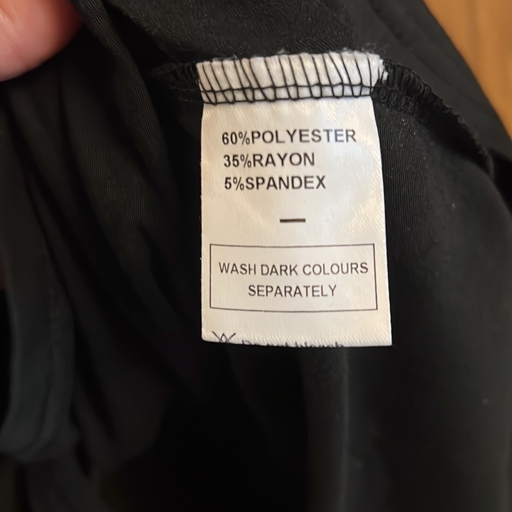 NWT Women’s Sampeel Black Puff Sleeve Top - Picture 5 of 7